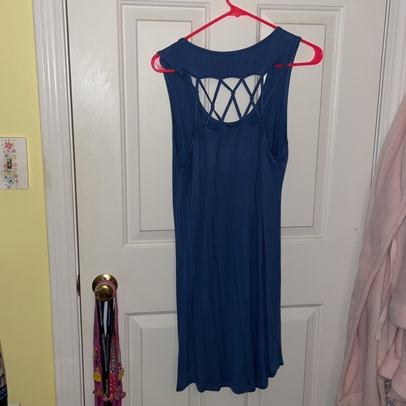 Casual Blue Dress - Picture 2 of 2